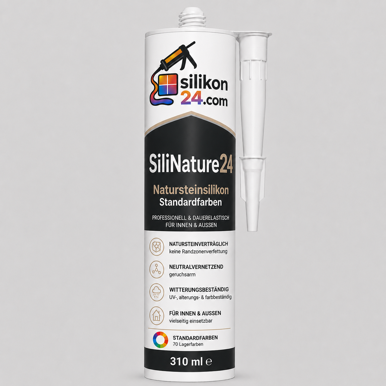 SiliNature24 Natursteinsilikon – Standardfarben – 310 ml