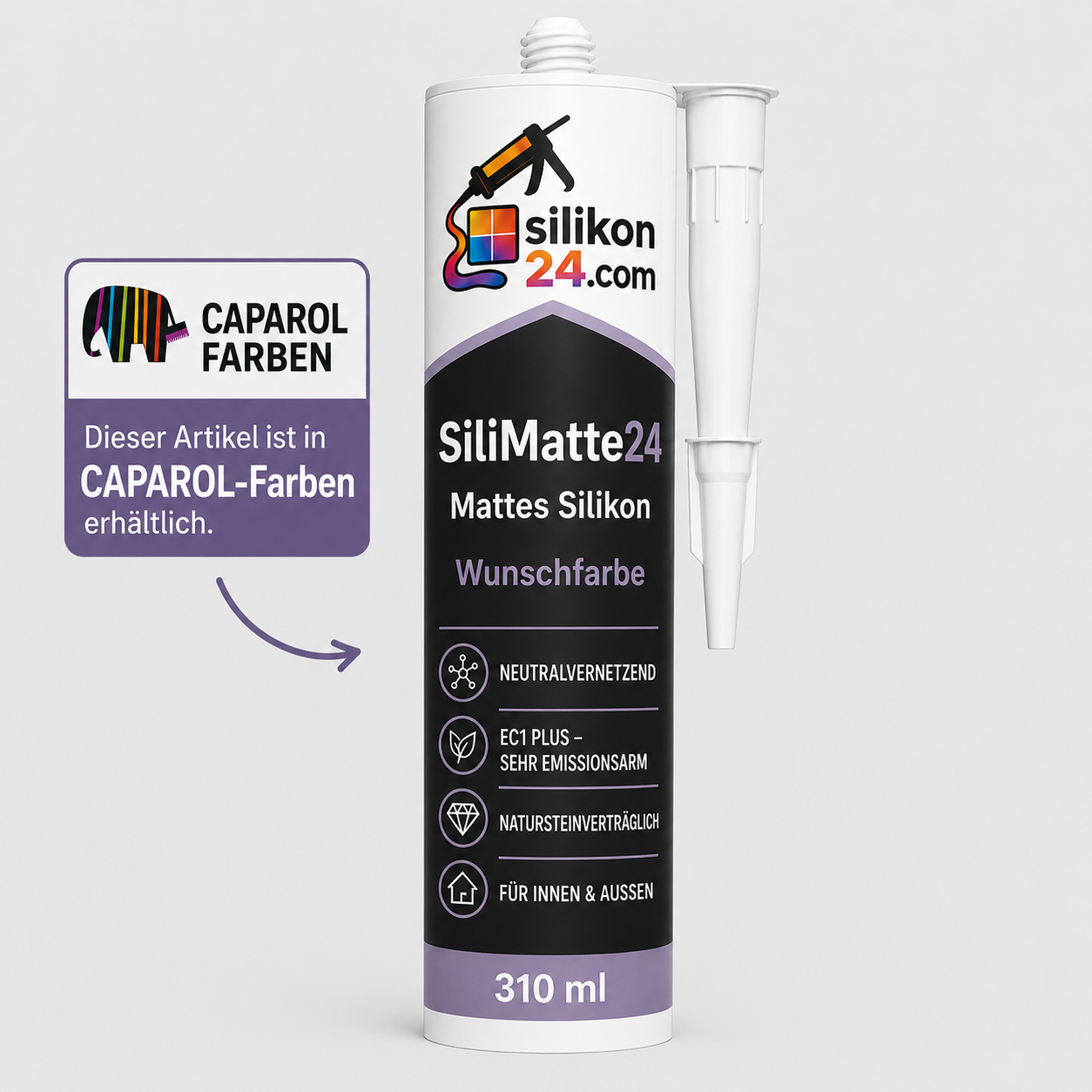 Mattes Silikon nach Caparol 3D System Plus – Silimatte24 310 ml