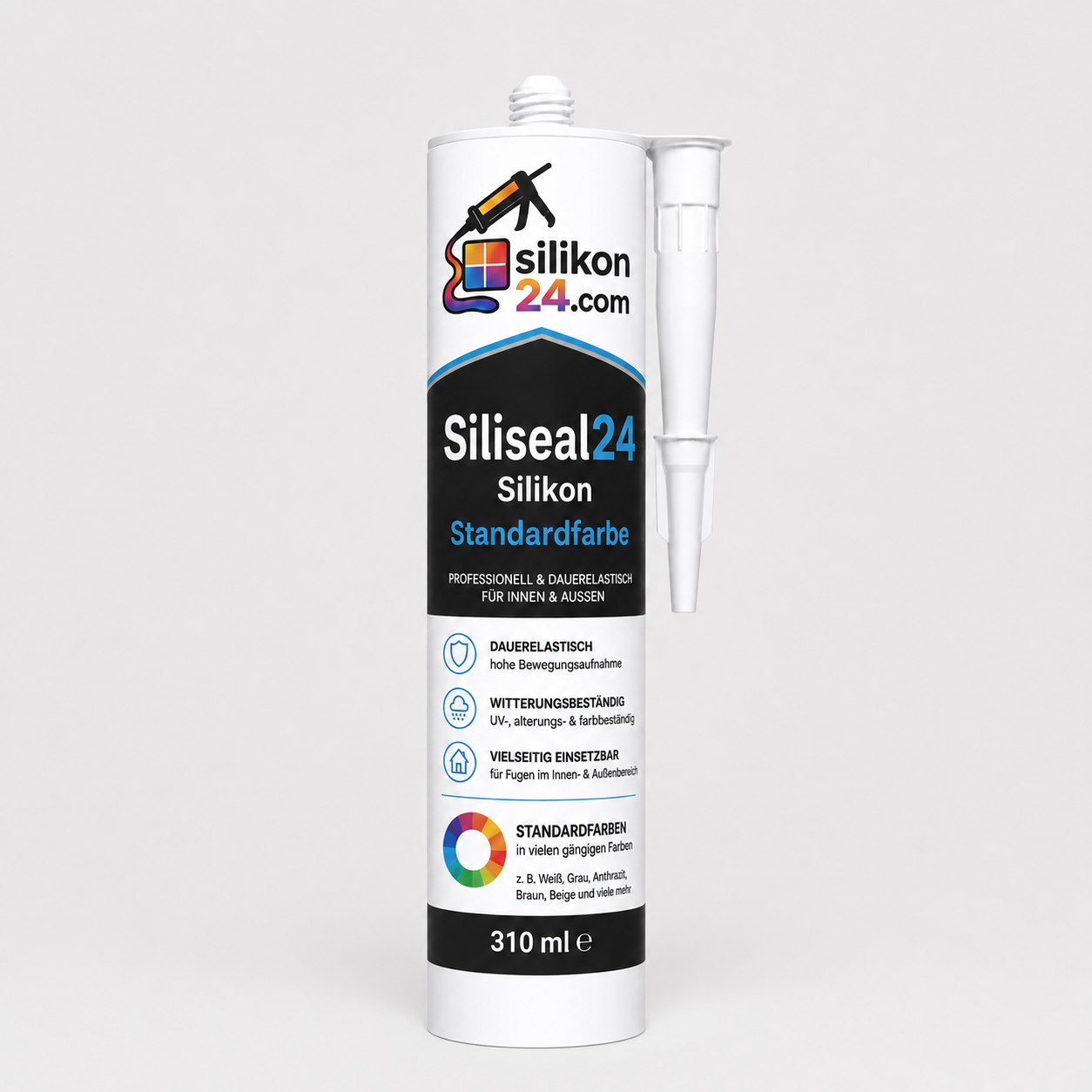 Siliseal24 Silikon-Dichtstoff Standardfarbe – 310 ml